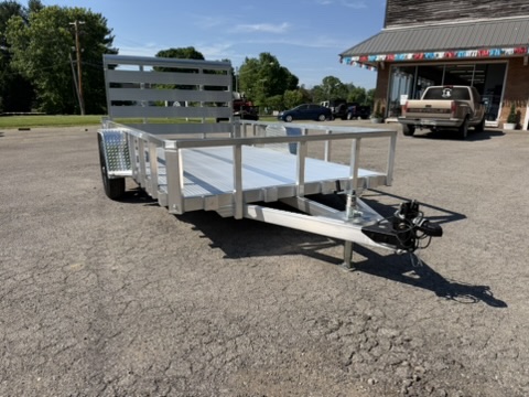 Aluminum trailer ... tie down pockets