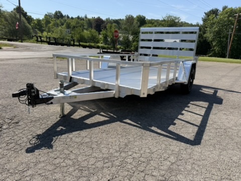 Aluminum trailer ... loading position gate